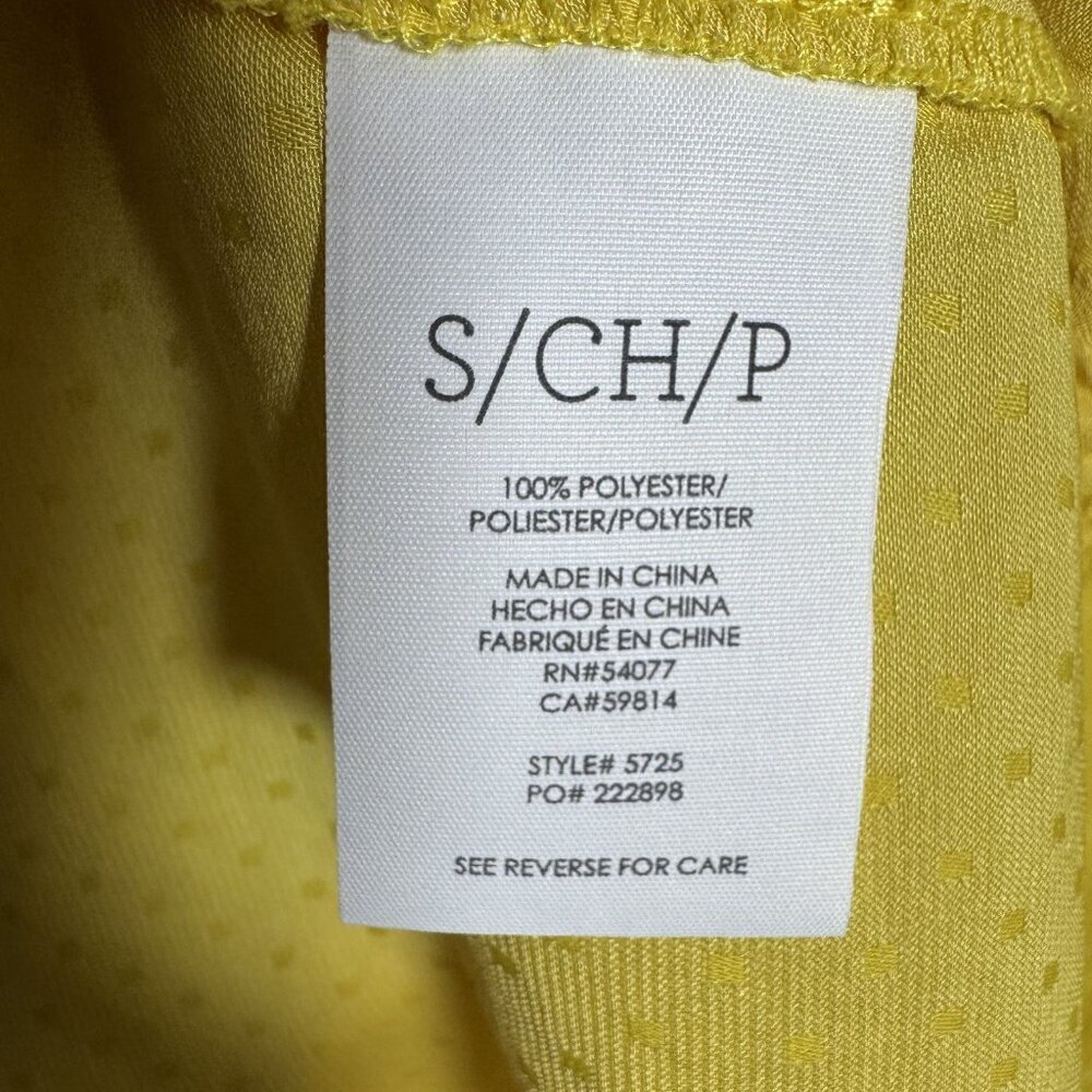 CAbi Sunshine Cami Women’s Size Small Yellow Sleeveless Keyhole Tie Tank Top - Picture 4 of 6